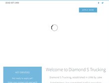 Tablet Screenshot of diamondstrucking.com